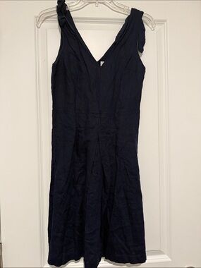 GAP Navy V-Neck Midi Dress
